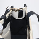 VALENTINO Tote Bag Canvas 2way Beige Gold Auth BA10106-20