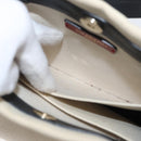 VALENTINO Tote Bag Canvas 2way Beige Gold Auth BA10106-21