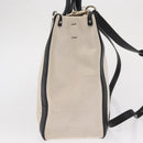VALENTINO Tote Bag Canvas 2way Beige Gold Auth BA10106-5