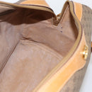 GUCCI Micro GG Supreme Hand Bag PVC Leather 2way Beige Gold Auth BA10107-21