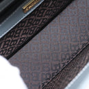 BALLY Tote Bag Leather Gray Gold Auth BA10108-11