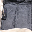 Salvatore Ferragamo Gancini Hand Bag Leather Gold Auth BA10111-11