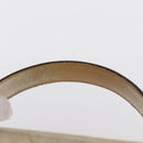 Salvatore Ferragamo Gancini Hand Bag Leather Gold Auth BA10111-8