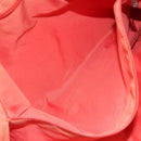 CHANEL New Travel line Tote Bag Nylon Silver Orange CC Auth BA10113-20