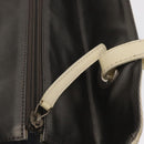 CHANEL Paris Biarritz GM Tote Bag Nylon Silver CC Auth BA10114-10