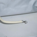 CHANEL Paris Biarritz GM Tote Bag Nylon Silver CC Auth BA10114-17