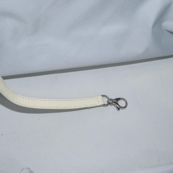 CHANEL Paris Biarritz GM Tote Bag Nylon Silver CC Auth BA10114