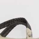 CHANEL Paris Biarritz GM Tote Bag Nylon Silver CC Auth BA10114-8