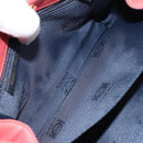 LOEWE Anagram Shoulder Bag Leather Pink Gold Auth BA10118-12