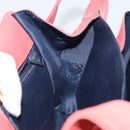 LOEWE Anagram Shoulder Bag Leather Pink Gold Auth BA10118-19