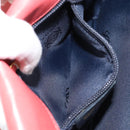 LOEWE Anagram Shoulder Bag Leather Pink Gold Auth BA10118-21