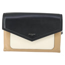 GIVENCHY Shoulder Bag Leather Black Silver Auth BA10120-13