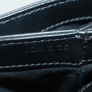 GIVENCHY Shoulder Bag Leather Black Silver Auth BA10120-12