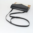 GIVENCHY Shoulder Bag Leather Black Silver Auth BA10120-6