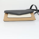 GIVENCHY Shoulder Bag Leather Black Silver Auth BA10120-5