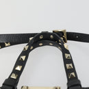 VALENTINO Handtasche Leder 2way Schwarz Gold Orig. BA10121-9