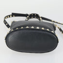 VALENTINO Handtasche Leder 2way Schwarz Gold Orig. BA10121-5