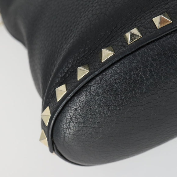 VALENTINO Handtasche Leder 2way Schwarz Gold Orig. BA10121