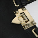 VALENTINO Handtasche Leder 2way Schwarz Gold Orig. BA10121-19