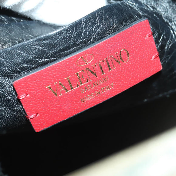 VALENTINO Handtasche Leder 2way Schwarz Gold Orig. BA10121
