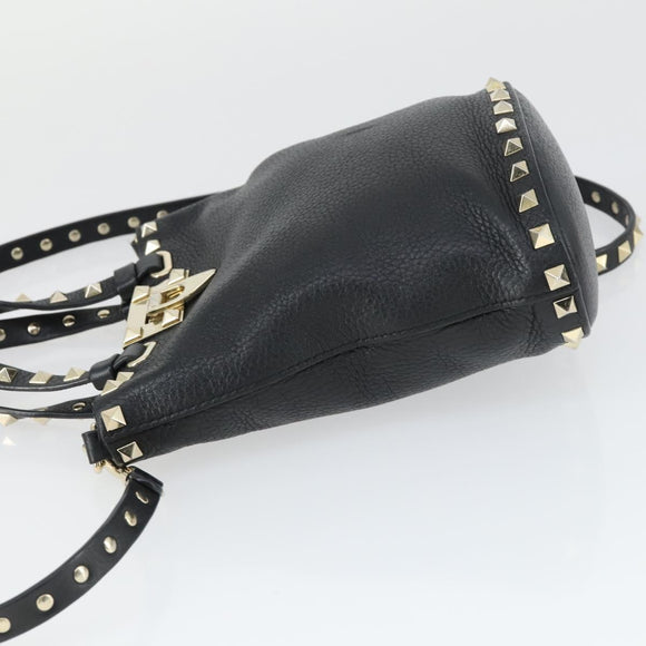VALENTINO Handtasche Leder 2way Schwarz Gold Orig. BA10121