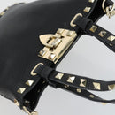 VALENTINO Handtasche Leder 2way Schwarz Gold Orig. BA10121-6