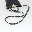 VALENTINO Handtasche Leder 2way Schwarz Gold Orig. BA10121-7