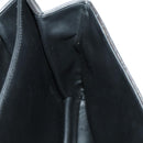 BALLY Hand Bag Leather 2way Black Gold Auth BA10122-22