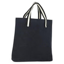 GUCCI Tote Bag Canvas Navy 123439 Auth BA10125-1
