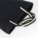 GUCCI Tote Bag Canvas Navy 123439 Auth BA10125-6