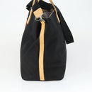 Burberrys Blue Label Tote Bag Canvas 2way Black Auth BA10126-3