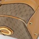 GUCCI Micro GG Supreme Hand Bag PVC Beige Gold 000 084 0158 Auth BA10129-14