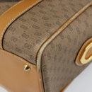 GUCCI Micro GG Supreme Hand Bag PVC Beige Gold 000 084 0158 Auth BA10129-15