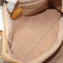 GUCCI Micro GG Supreme Hand Bag PVC Beige Gold 000 084 0158 Auth BA10129-11