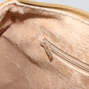 GUCCI Micro GG Supreme Hand Bag PVC Beige Gold 000 084 0158 Auth BA10129-21