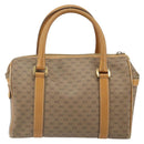 GUCCI Micro GG Supreme Hand Bag PVC Beige Gold 000 084 0158 Auth BA10129-2