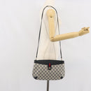 GUCCI GG Supreme Sherry Line Shoulder Bag PVC Navy Gold 39 02 026 Auth BA10131-22