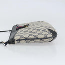 GUCCI GG Supreme Sherry Line Shoulder Bag PVC Navy Gold 39 02 026 Auth BA10131-5