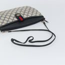 GUCCI GG Supreme Sherry Line Shoulder Bag PVC Navy Gold 39 02 026 Auth BA10131-7