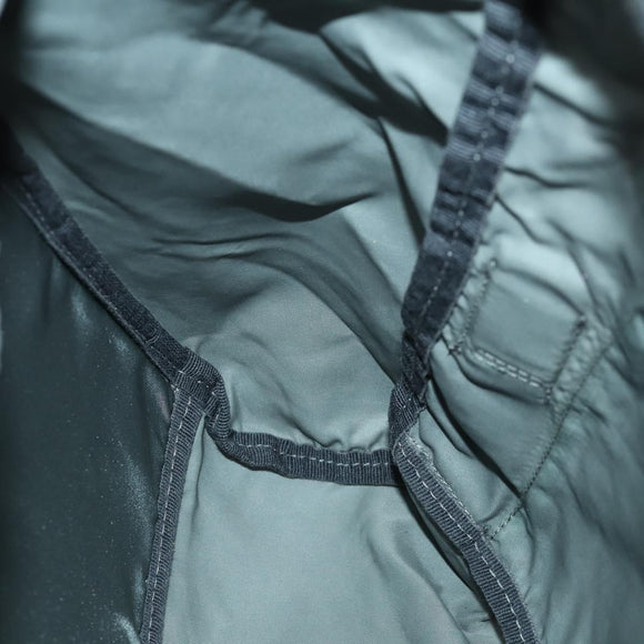 PRADA Backpack Nylon Gray Silver Auth BA10134
