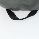 PRADA Backpack Nylon Gray Silver Auth BA10134-7