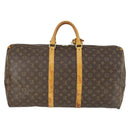 LOUIS VUITTON Monogram Keepall 55 Boston Tasche M41424 LV Auth BA10136-2