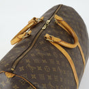 LOUIS VUITTON Monogram Keepall 55 Boston Bag M41424 LV Auth BA10136-6