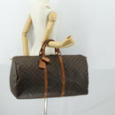 LOUIS VUITTON Monogram Keepall 60 Boston Bag M41422 LV Auth BA10138-22