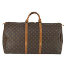LOUIS VUITTON Monogram Keepall 60 Boston Bag M41422 LV Auth BA10138-2