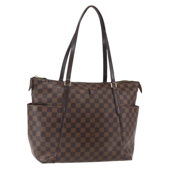 LOUIS VUITTON Damier Ebene Totally MM Hand Bag N41281 LV Auth BA10143