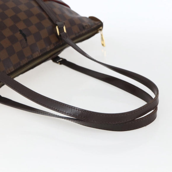 LOUIS VUITTON Damier Ebene Totally MM Hand Bag N41281 LV Auth BA10143