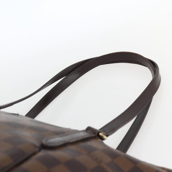 LOUIS VUITTON Damier Ebene Totally MM Hand Bag N41281 LV Auth BA10143