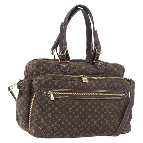 LOUIS VUITTON Monogram Mini Lin Sac Arange Bag Ebene M95221 LV Auth BA10144