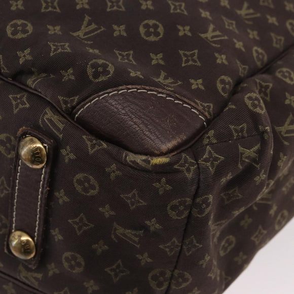 LOUIS VUITTON Monogram Mini Lin Sac Arange Bag Ebene M95221 LV Auth BA10144